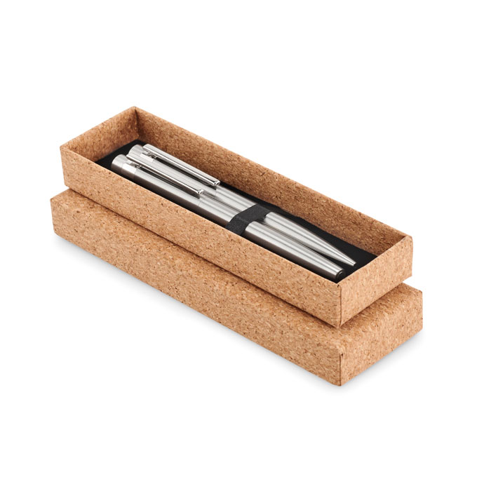 Ensemble de stylos en acier inoxydable recyclé - image 2